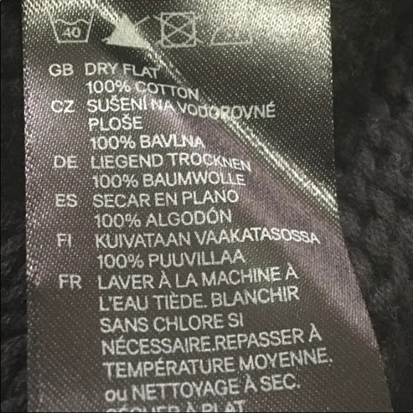 H&M moto style sweater jacket - Picture 3 of 4